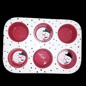 • Nantucket Home Ceramic Muffin / Cupcake Pan •